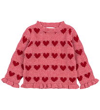 Konges Sløjd Bluse - Uld/Polyamid - Strik/Rib - Laula - Heart