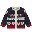 Konges Sløjd Cardigan - Uld/Polyamid - Belou - Cherry