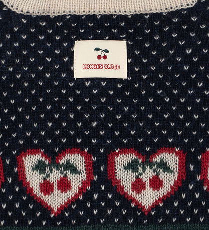 Konges Sløjd Cardigan - Uld/Polyamid - Belou - Cherry