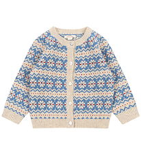 Konges Sløjd Cardigan - Uld/Polyamid - Billi - Blue Multi