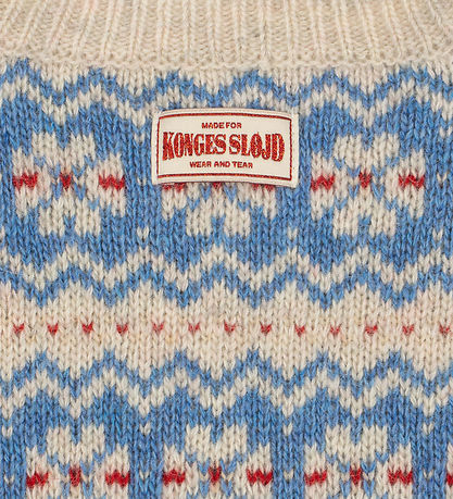 Konges Sløjd Cardigan - Uld/Polyamid - Billi - Blue Multi