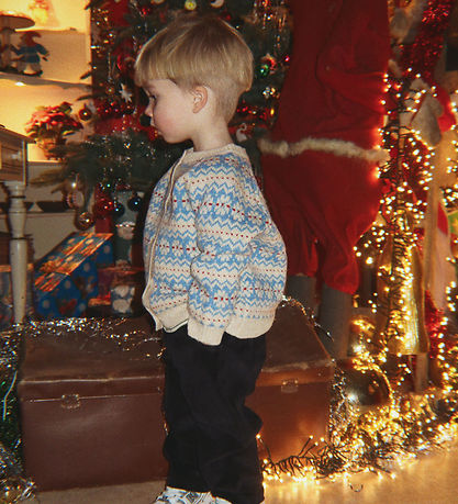 Konges Sløjd Cardigan - Uld/Polyamid - Billi - Blue Multi
