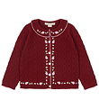 Konges Sløjd Cardigan - Strik/Hulmønster - Rosier - Pomegranate