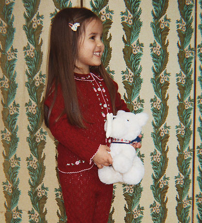 Konges Sløjd Cardigan - Strik/Hulmønster - Rosier - Pomegranate