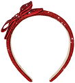 Konges Sløjd Hårbøjle - Velvet - Red Glitter