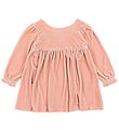 Konges Sløjd Kjole - Velour - Gia Bow - Mellow Rose