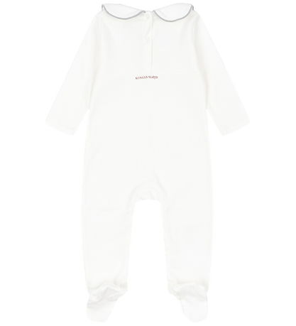 Konges Sløjd Heldragt m. Fødder - My First Christmas - Optic Whi