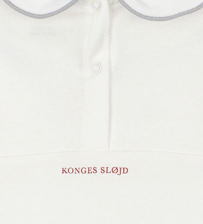 Konges Sløjd Heldragt m. Fødder - My First Christmas - Optic Whi
