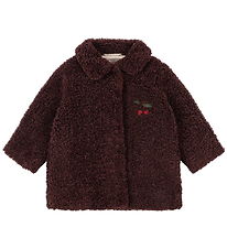 Konges Sløjd Fleecejakke - Teddy - Calin - Decadent Chocolate