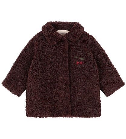 Konges Sløjd Fleecejakke - Teddy - Calin - Decadent Chocolate