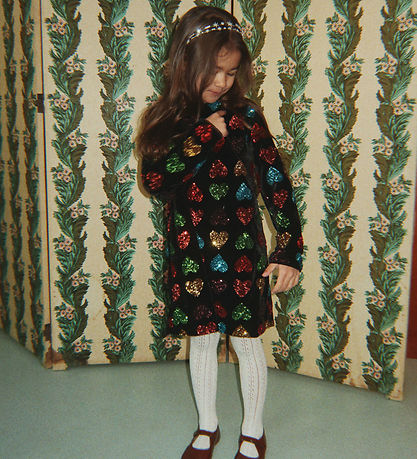 Konges Sløjd Kjole - Velour - Cuore - Amour Sequin