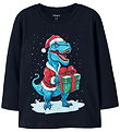 Name it Bluse - NMMVOSMAS - Dark Sapphire/Dino Present