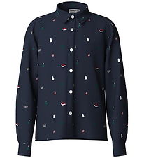 Name it Skjorte - NKMVIGGO - Navy Blazer