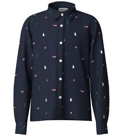 Name it Skjorte - NKMVIGGO - Navy Blazer