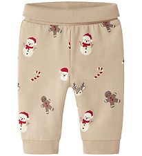 Name it Sweatpants - NBNRULLER - Sesame