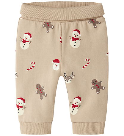 Name it Sweatpants - NBNRULLER - Sesame