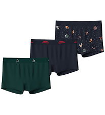 Name it Boxershorts - 3-pak - NKMVISMAS - Navy Blazer/w/ Botanic