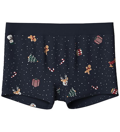 Name it Boxershorts - 3-pak - NKMVISMAS - Navy Blazer/w/ Botanic