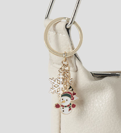 Name It Nøglering - NkfRiholly - Gold Colour/Snowman