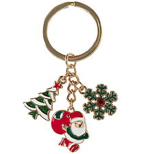 Name It Nøglering - NkfRiholly - Gold Colour/Santa