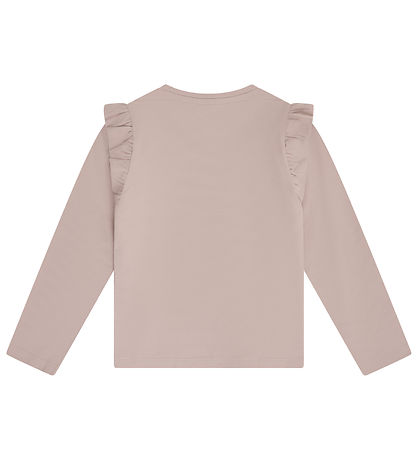 Minymo Bluse - Bark m. Enhjørning/Vendbare Pallietter