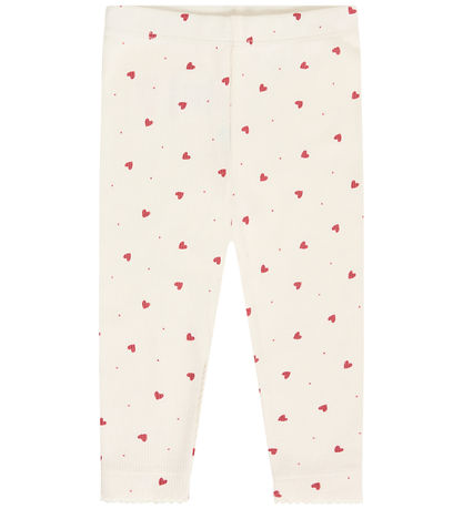 Minymo Leggings - Rib - Eggnog