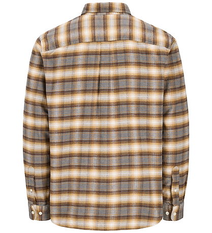 Jack & Jones Skjorte - JprBlustanley - Flannel - Walnut