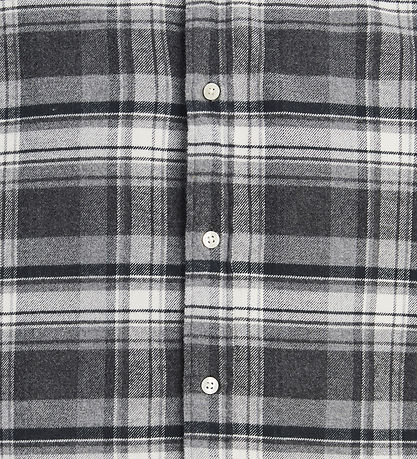Jack & Jones Skjorte - JprBlustanley - Flannel - Charcoal Gray