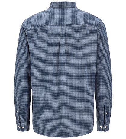 Jack & Jones Skjorte - JprBlustanley - Flannel - Estate Blue