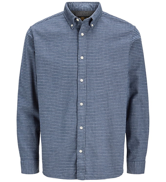 Jack & Jones Skjorte - JprBlustanley - Flannel - Estate Blue