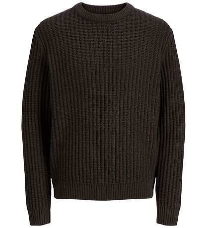 Jack & Jones Bluse - Strik - JjjAxon - Mulch/Twisted Black