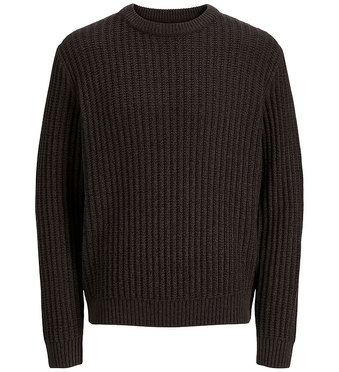 Jack & Jones Bluse - Strik - JjjAxon - Mulch/Twisted Black