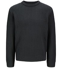 Jack & Jones Bluse - Strik - JjjAxon - Asphalt