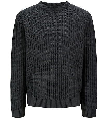 Jack & Jones Bluse - Strik - JjjAxon - Asphalt