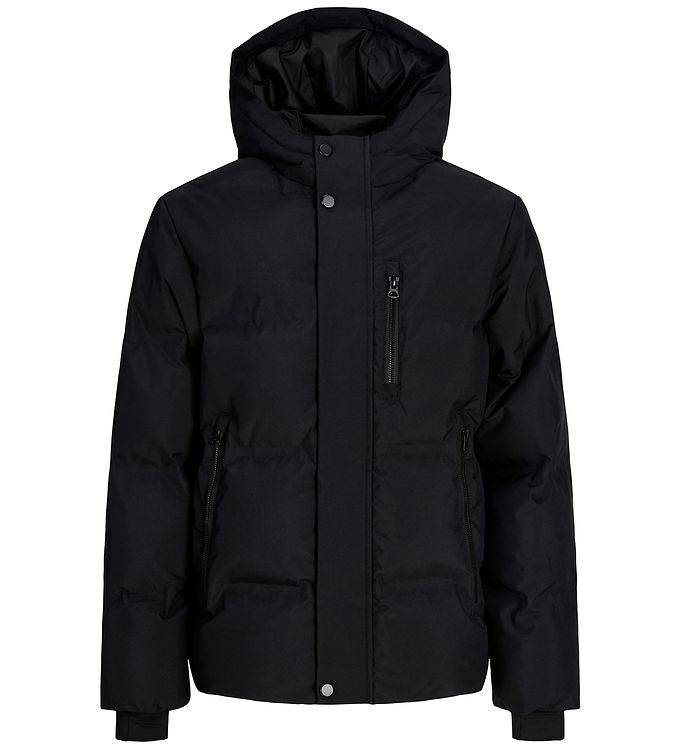Jack & Jones Dynejakke - Quiltet - JcoTrace - Sort