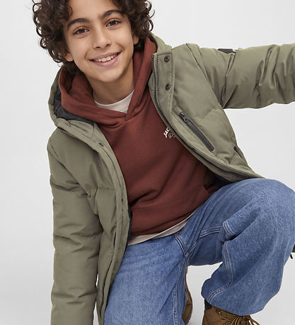 Jack & Jones Dynejakke - JcoTrace - Dusty Olive
