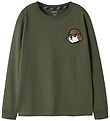 Name it Bluse - NkmOsvaldi - Olive Night