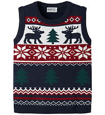 Name it Vest - Strik - NmmRessi - Navy Blazer