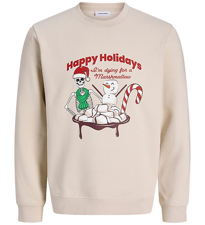 Jack & Jones Sweatshirt - JjMerry - Moonbeam
