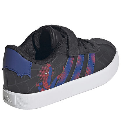 adidas Performance Sko - Vl Court Spider-Man - Cblack/Royblu/Vio