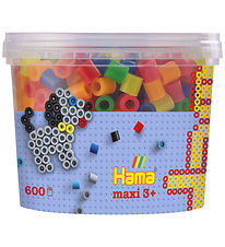 Hama Maxi Perler  - 600 stk - Neon Mix 51
