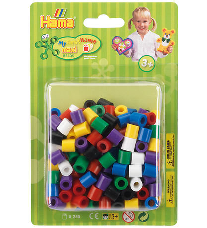 Hama Maxi Perler - 250 stk - Mix 00