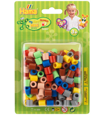 Hama Maxi Perler - 250 stk - Mix 69