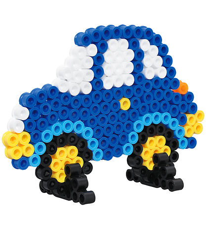 Hama Maxi Perlesæt - 250 stk + 1 Plade - Bil