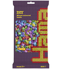 Hama Maxi Perler - 500 stk - Pastel Mix 50