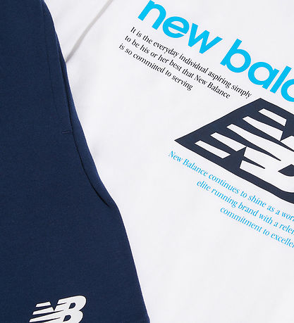 New Balance Shortssæt - - Nb Bright White