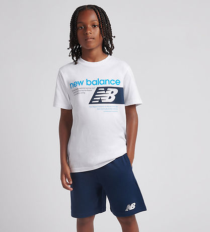 New Balance Shortssæt - - Nb Bright White