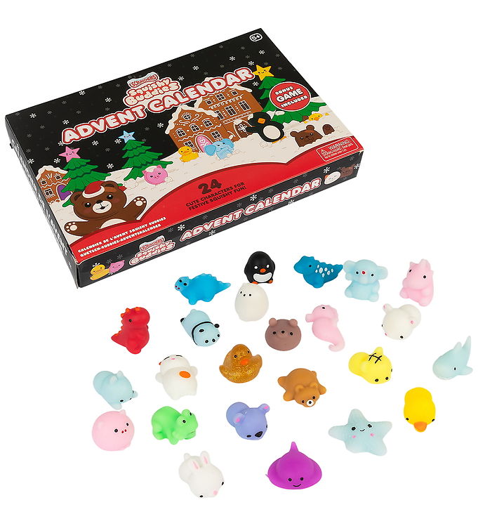 Scrunchems Julekalender - Squishy Buddies - 24 Låger