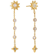 By Stær Earrings - Lo - Gold Plated
