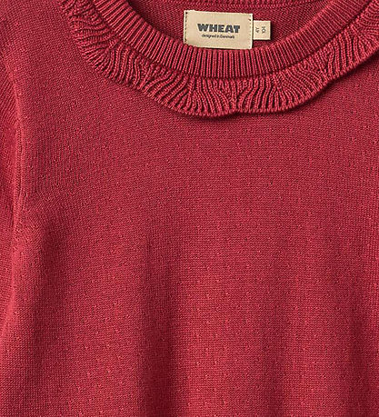 Wheat Kjole - Strik - Nannie - Red Cherry